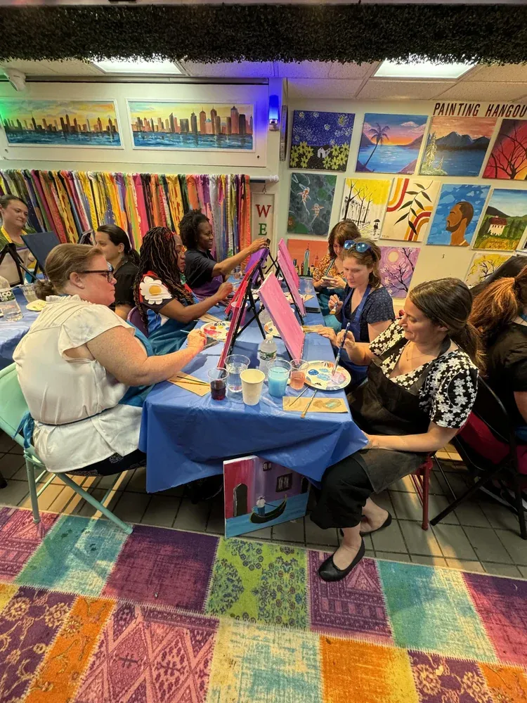 Painting Hangout studio